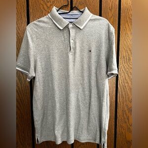 Tommy Hilfiger Light Gray Polo Shirt for Men